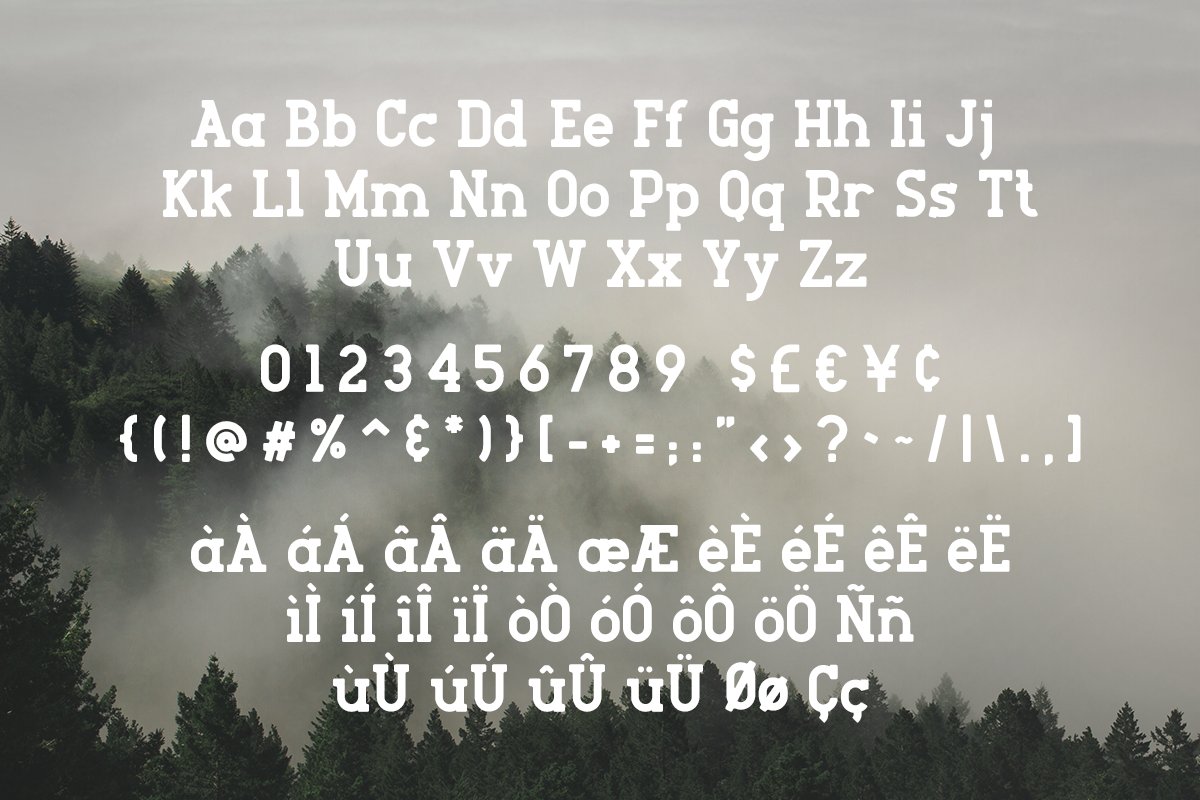 Пример шрифта Roger Serif Bold
